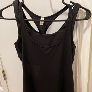 Lululemon tank top with attached sports bra